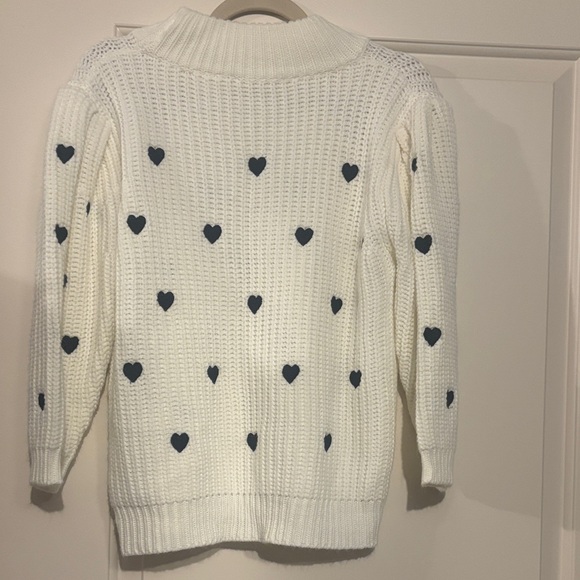 EUC Anthropologie Heart Sweater - Picture 3 of 4